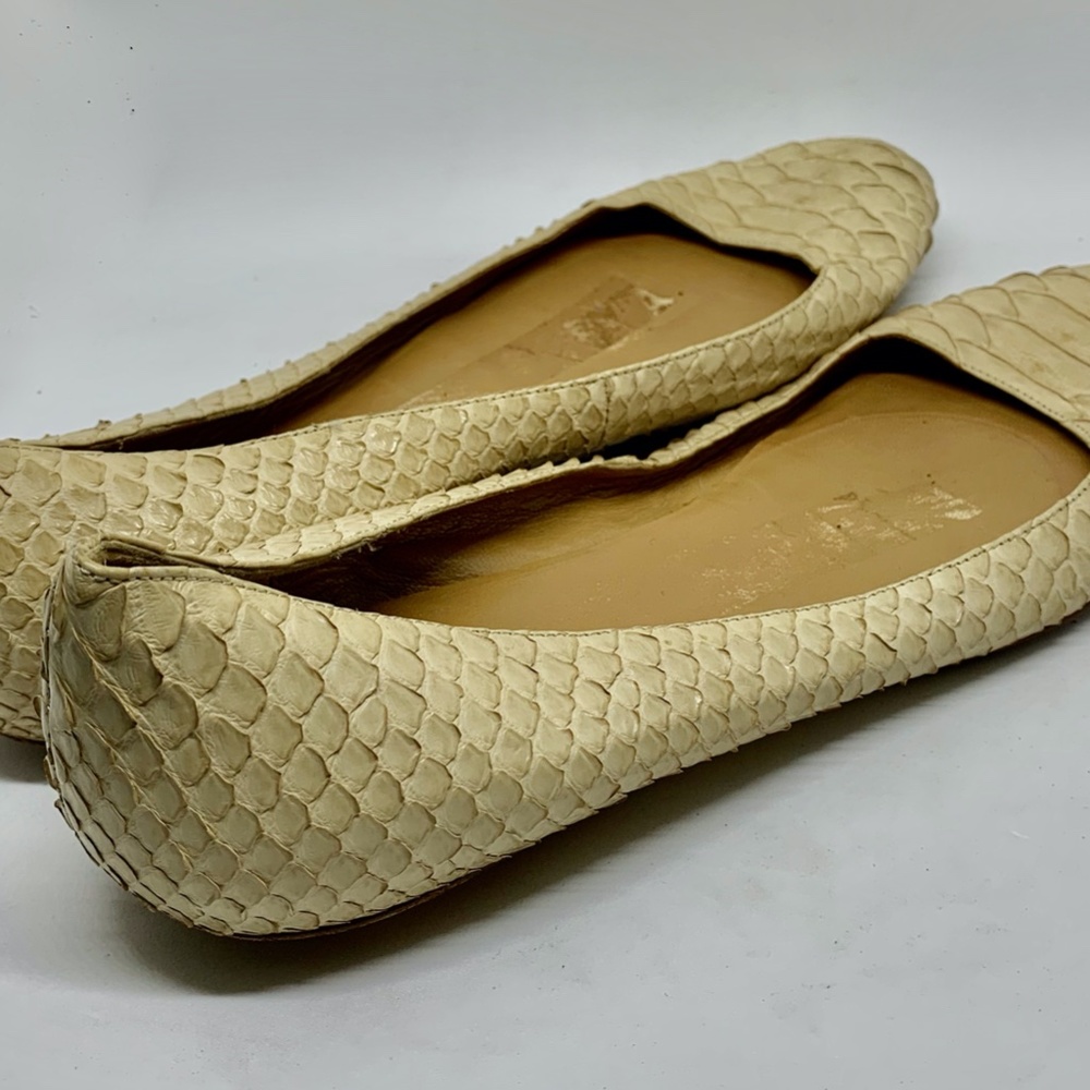 BARABOUX Python Ballet Flats - Picture 6 of 16